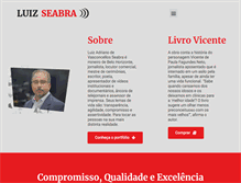 Tablet Screenshot of luizseabra.com.br